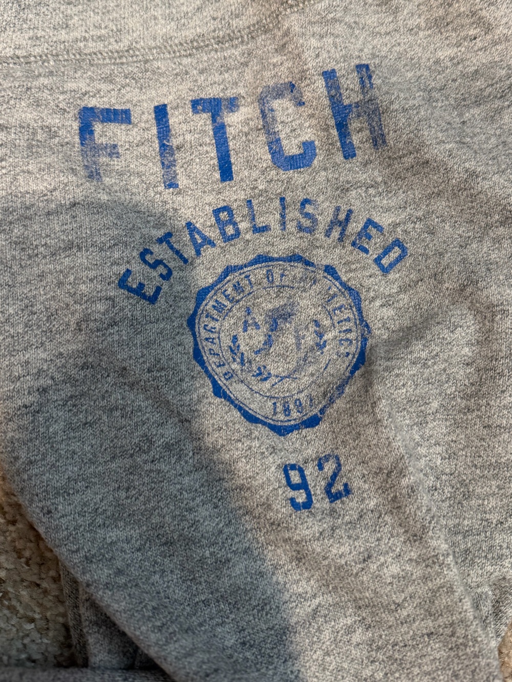 Abercrombie & Fitch Heather Gray jogger sweatpants